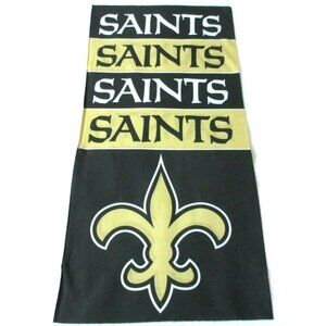 New Orleans Saints NFL Multi Purpose Team SuperDana Neck Gaiter Logo Scarf NWT